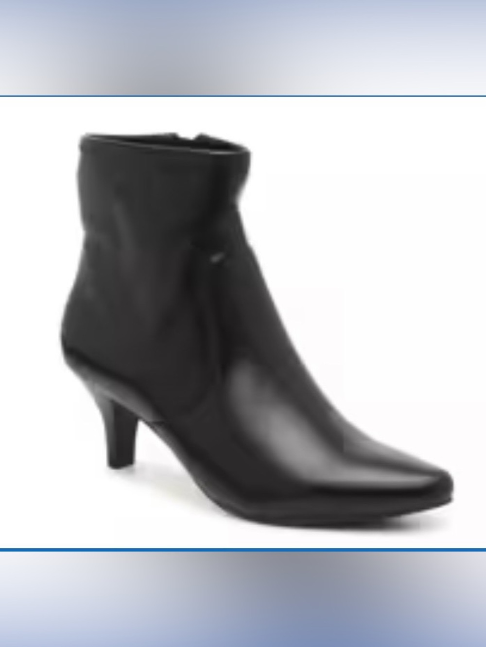 IMPO NIXXIE BOOTIE Women’s Black Boots Ankle Faux Leather.